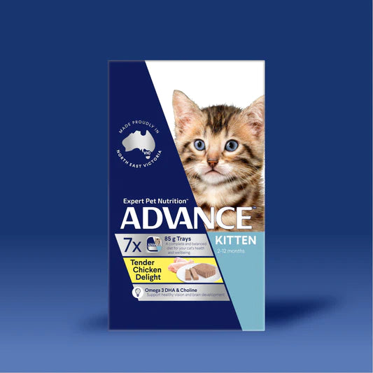 Advance Wet Food Tray Kitten Tender Chicken Delight (7 x 85g)