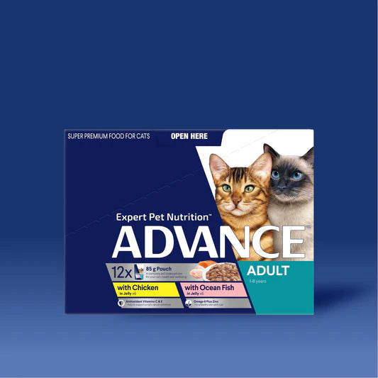 Advance Pouches Adult Cat Multi Pack in Jelly (12 x 85g)