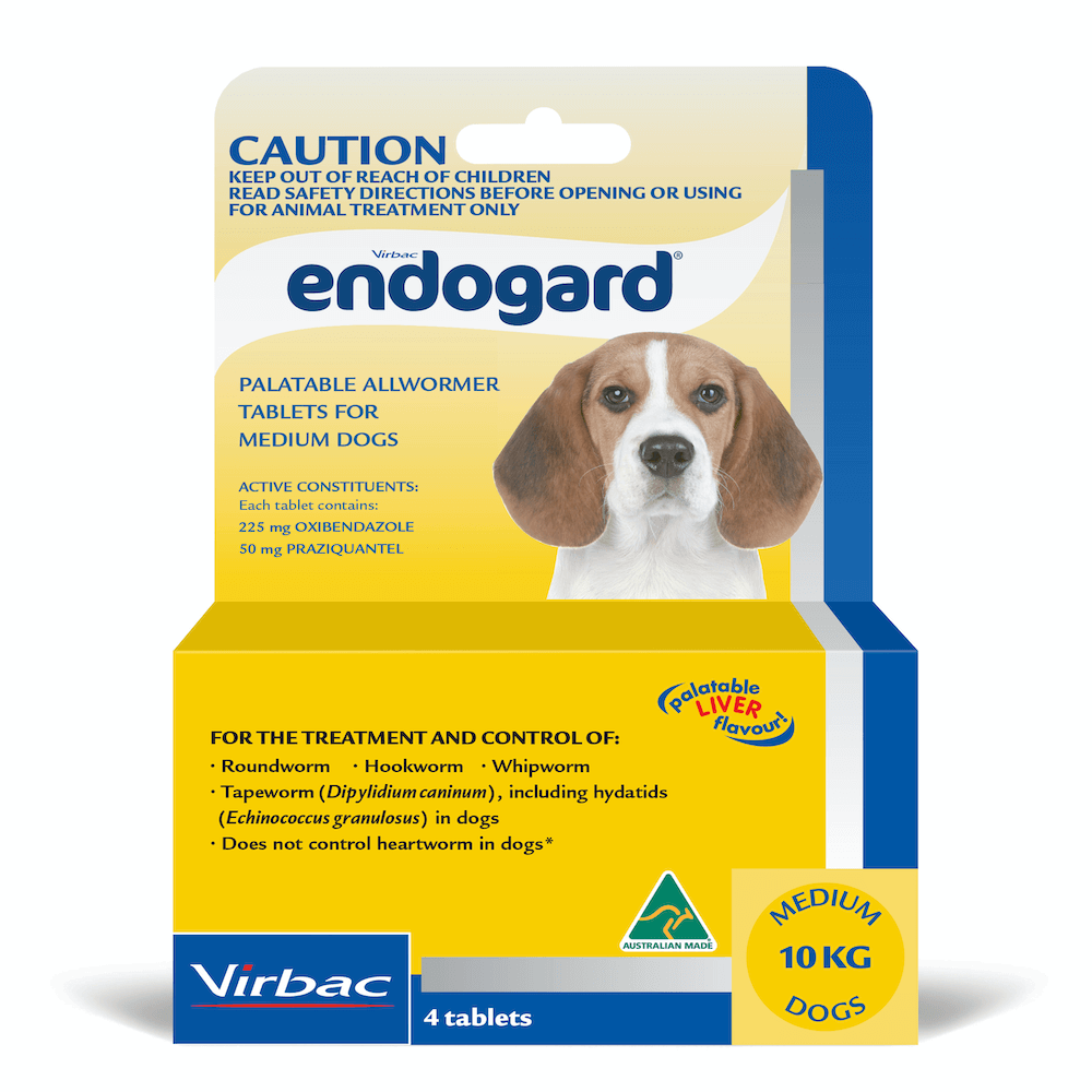 Endogard All Wormer for Medim Dogs (Yellow)