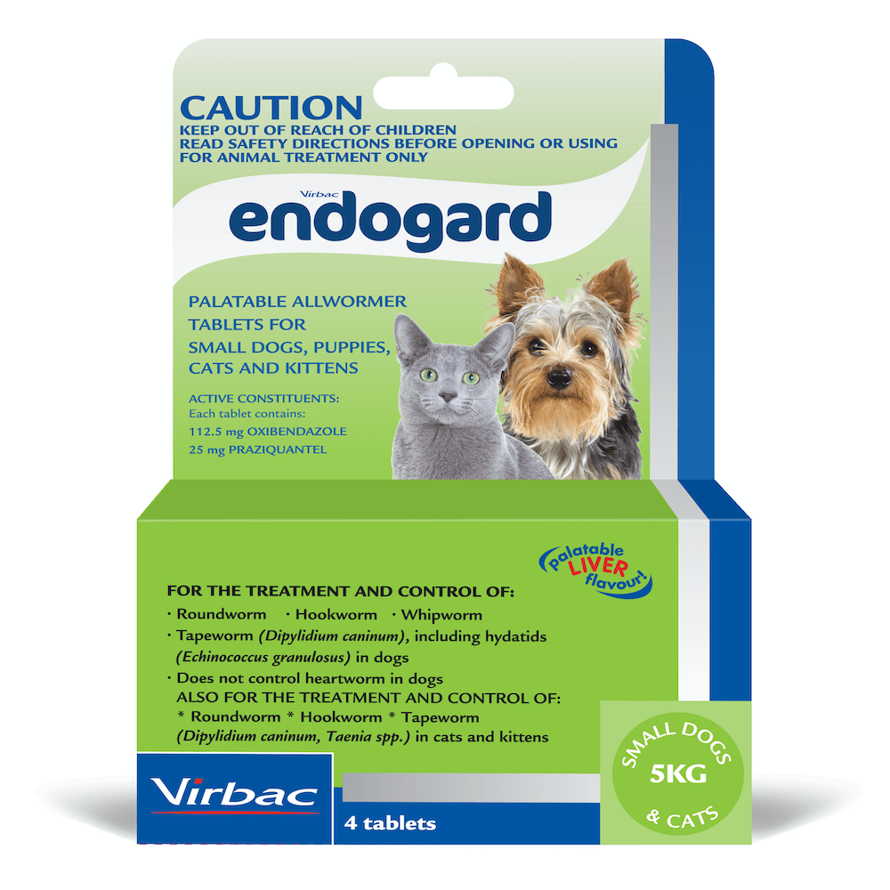 Endogard All Wormer for Small Dogs & Cats (Green)