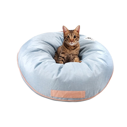 Ibiyaya Snuggler Super Comfortable Nook Pet Bed - Dusty Blue