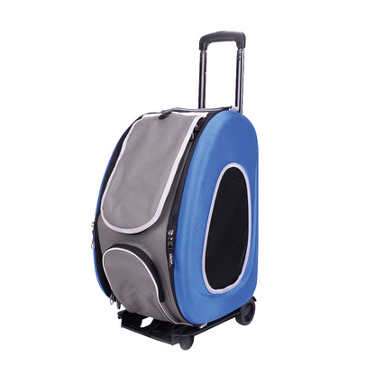 Eva Pet Carrier/Wheeled Carrier - Royal Blue by Ibiyaya