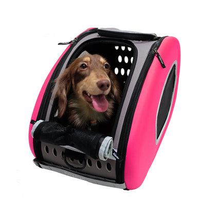 Eva Pet Carrier/Wheeled Carrier - Hot Pink by Ibiyaya