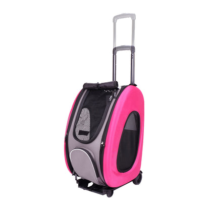 Eva Pet Carrier/Wheeled Carrier - Hot Pink by Ibiyaya