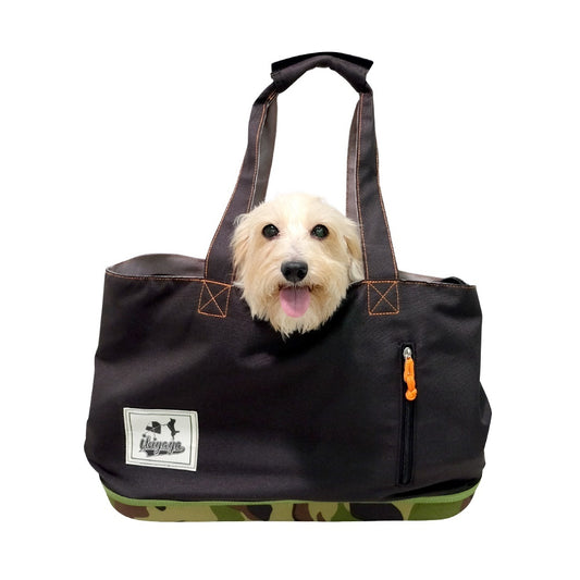 Ibiyaya Canvas Pet Carrier Tote for Pets up to 7kg - Camouflage