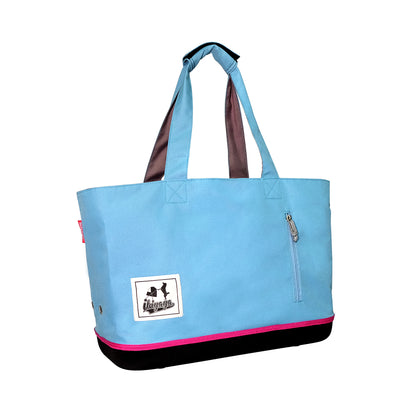 Ibiyaya Canvas Pet Carrier Tote for Pets up to 7kg - Sky Blue