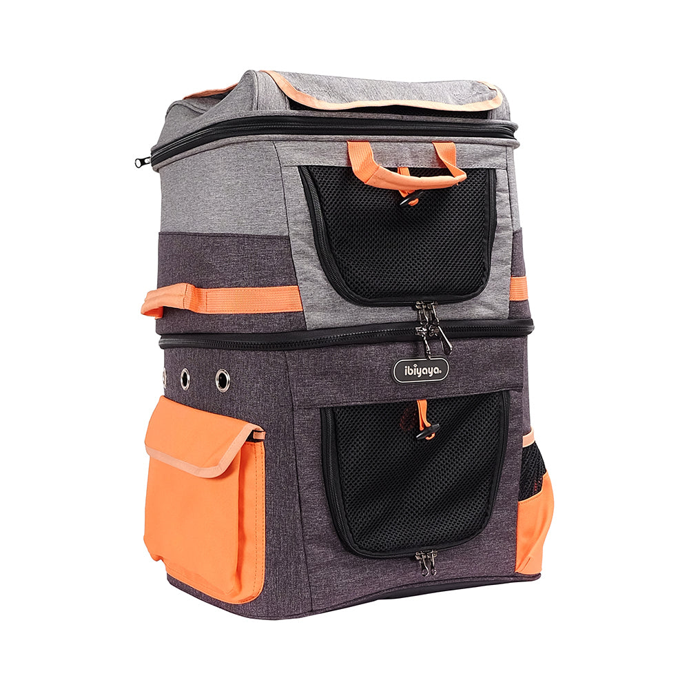 Two-Tier Pet Backpack by Ibiyaya