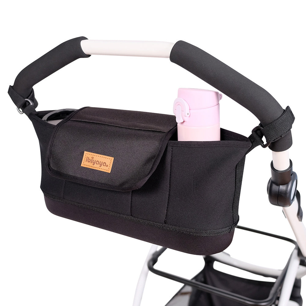 Ibiyaya Pet Pram Organiser Stroller Pouch - Black