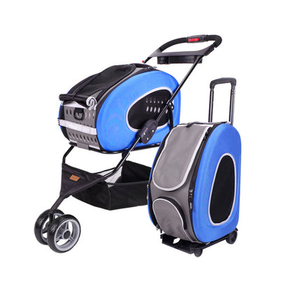 Eva Pet Carrier/Wheeled Carrier - Royal Blue by Ibiyaya