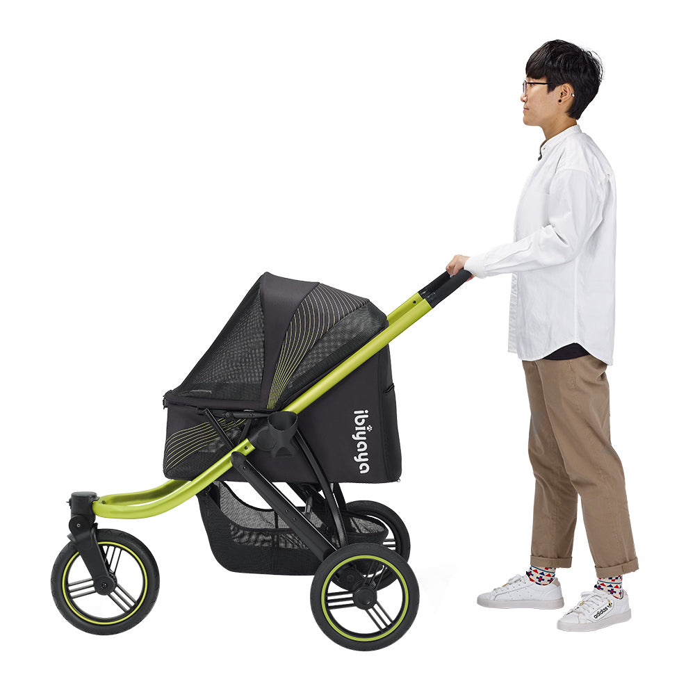 Ibiyaya The Beast Pet Jogging Stroller - Jet Black