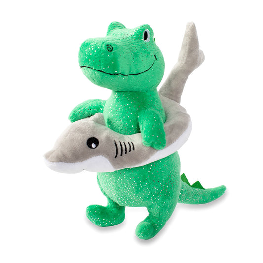 Fringe Studio Plush Squeaker Dog Toy - Shark Week Rex