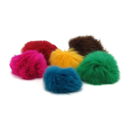 Go Cat Bat Arounds Fluffy Cat Toy in Assorted Colours - Pack of 24