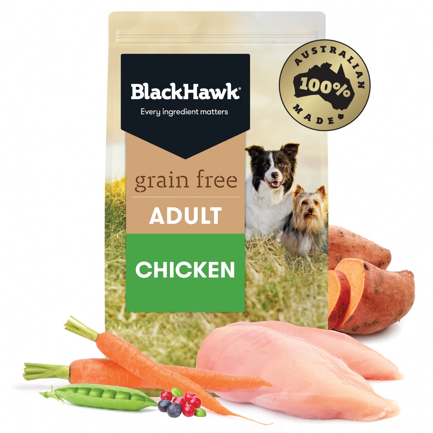 Black Hawk Adult Dog GRAIN FREE Chicken