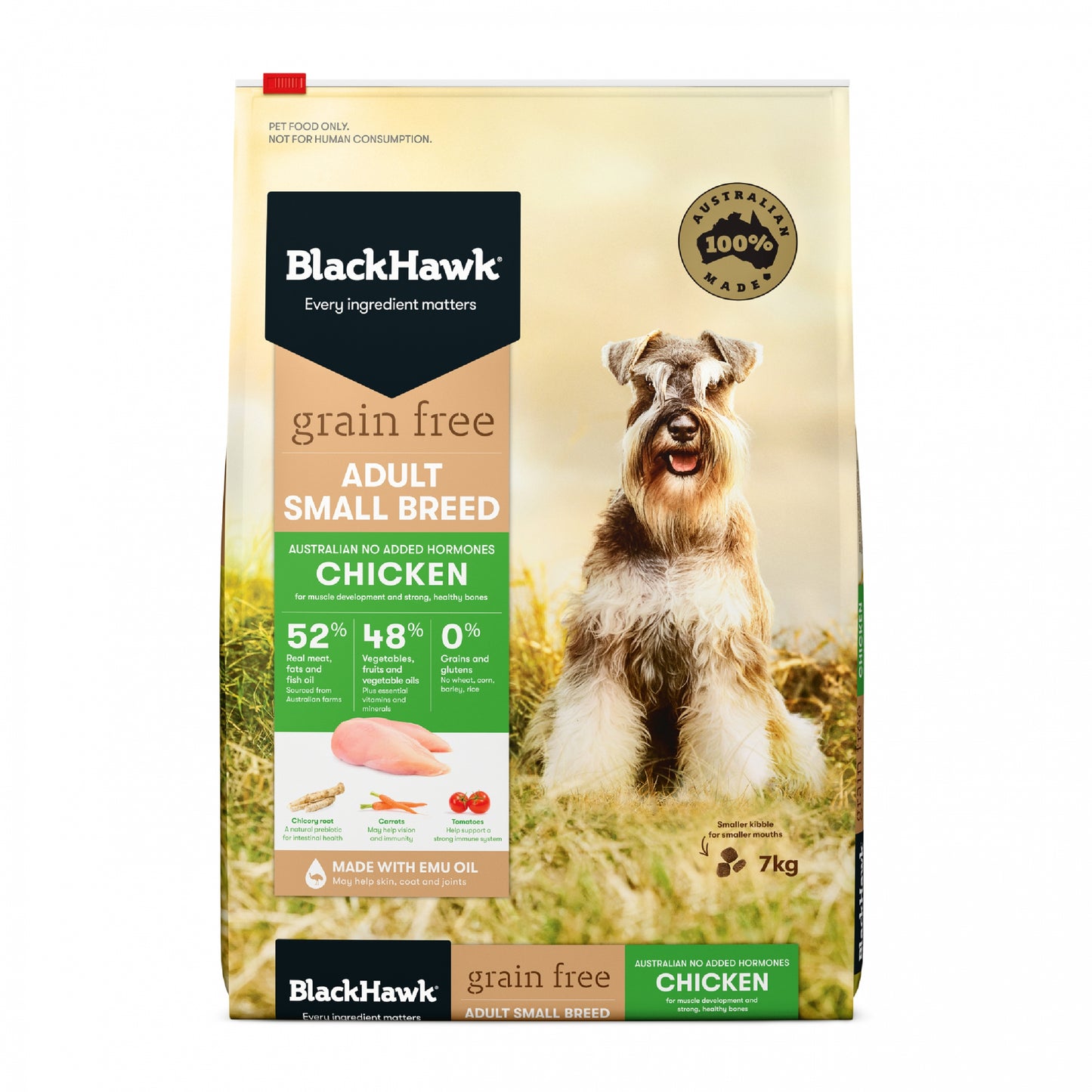 Black Hawk Adult Dog Small Breed GRAIN FREE Chicken