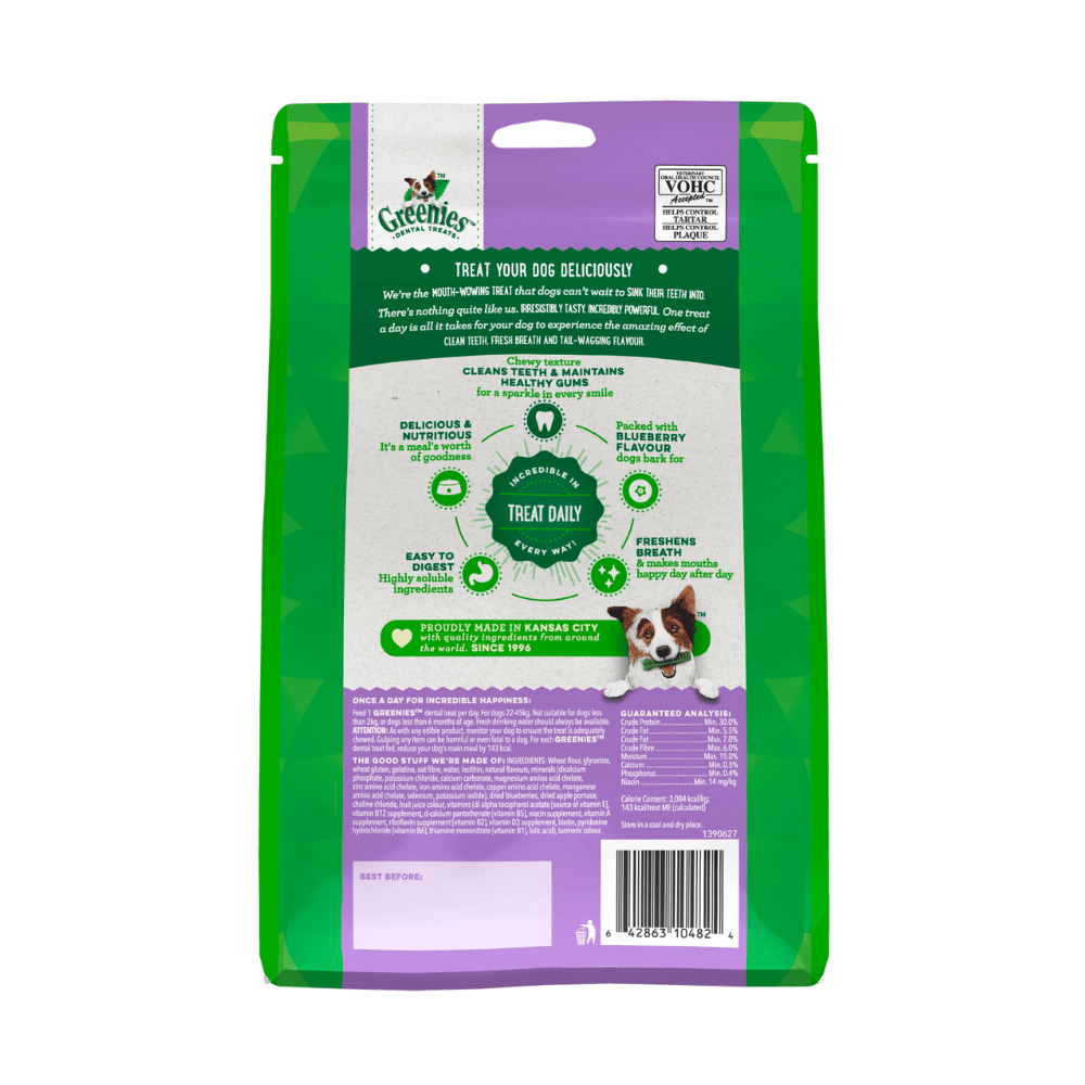 Greenies Dental Treats Blueberry - Little Pet World