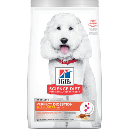 Hill's Science Diet Adult Dog (7+) Perfect Digestion Small Bites 5.44kg