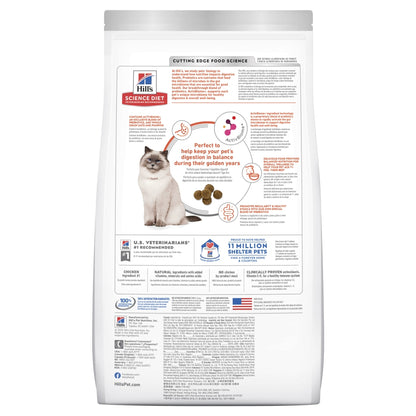 Hill's Science Diet Adult Cat (7+) - Perfect Digestion (2.72kg)