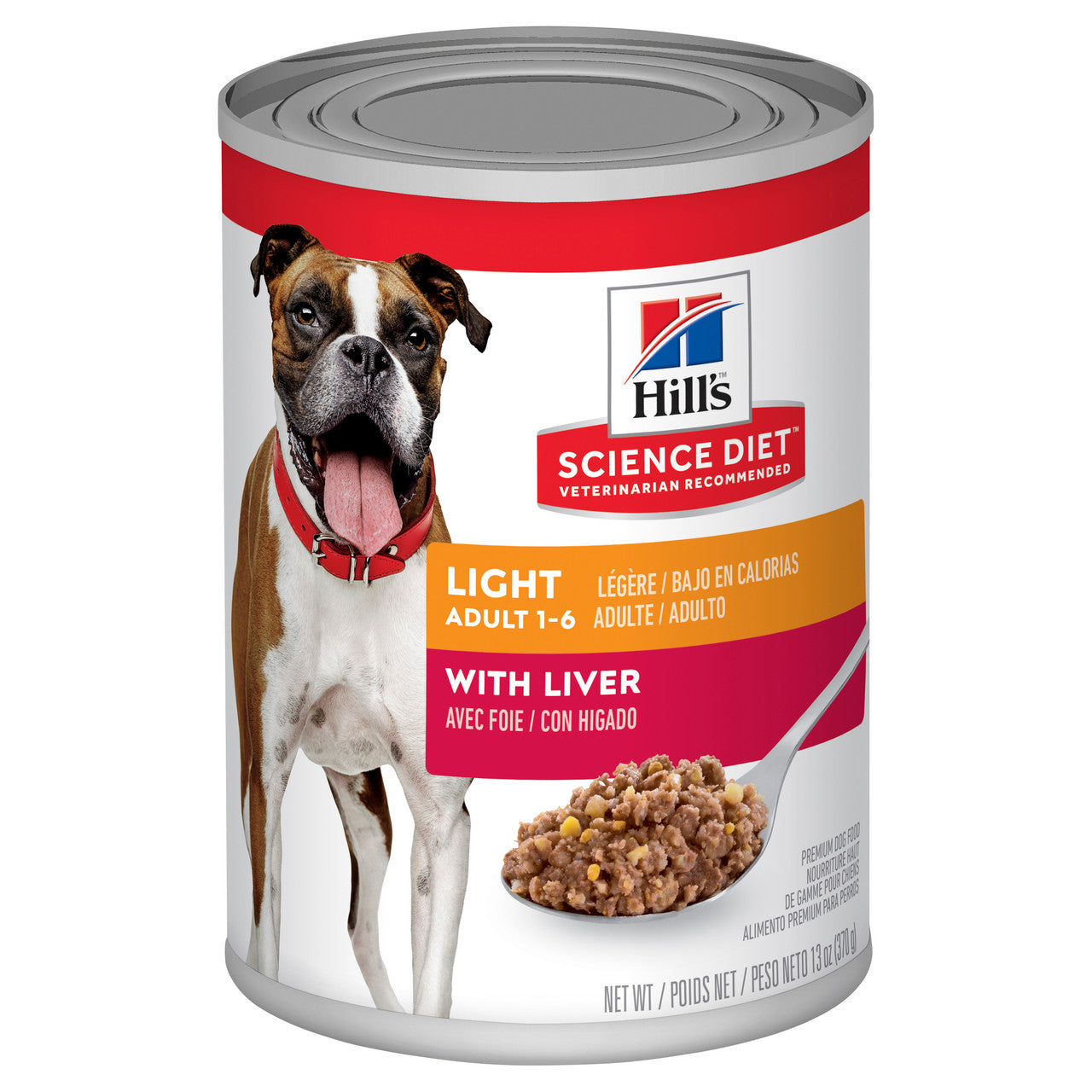 Hill's Science Diet Wet Food Tins Adult Dog Light 12 x 370g