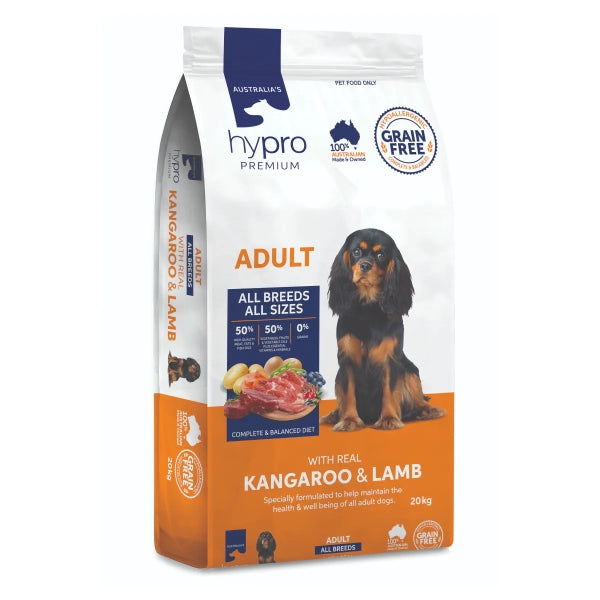 Hypro Premium Adult Dog GRAIN FREE Kangaroo & Lamb