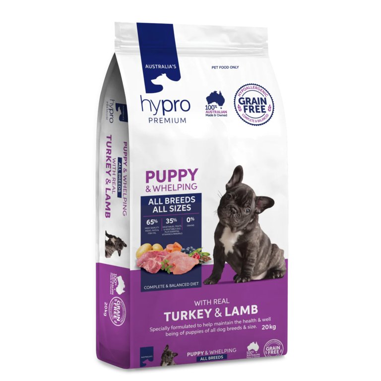 Hypro Premium Puppy GRAIN FREE Turkey & Lamb