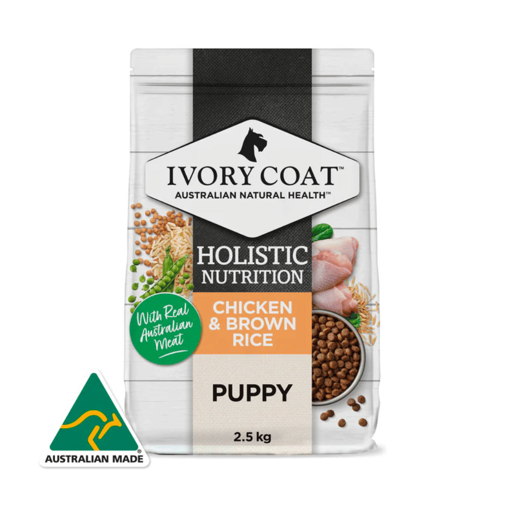 Ivory Coat Chicken & Brown Rice Puppy Dry Dog Food - Little Pet World