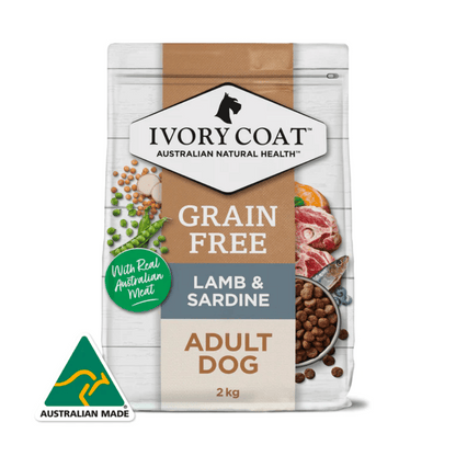 Ivory Coat Lamb & Sardine Adult Grain Free Dog Food - Little Pet World