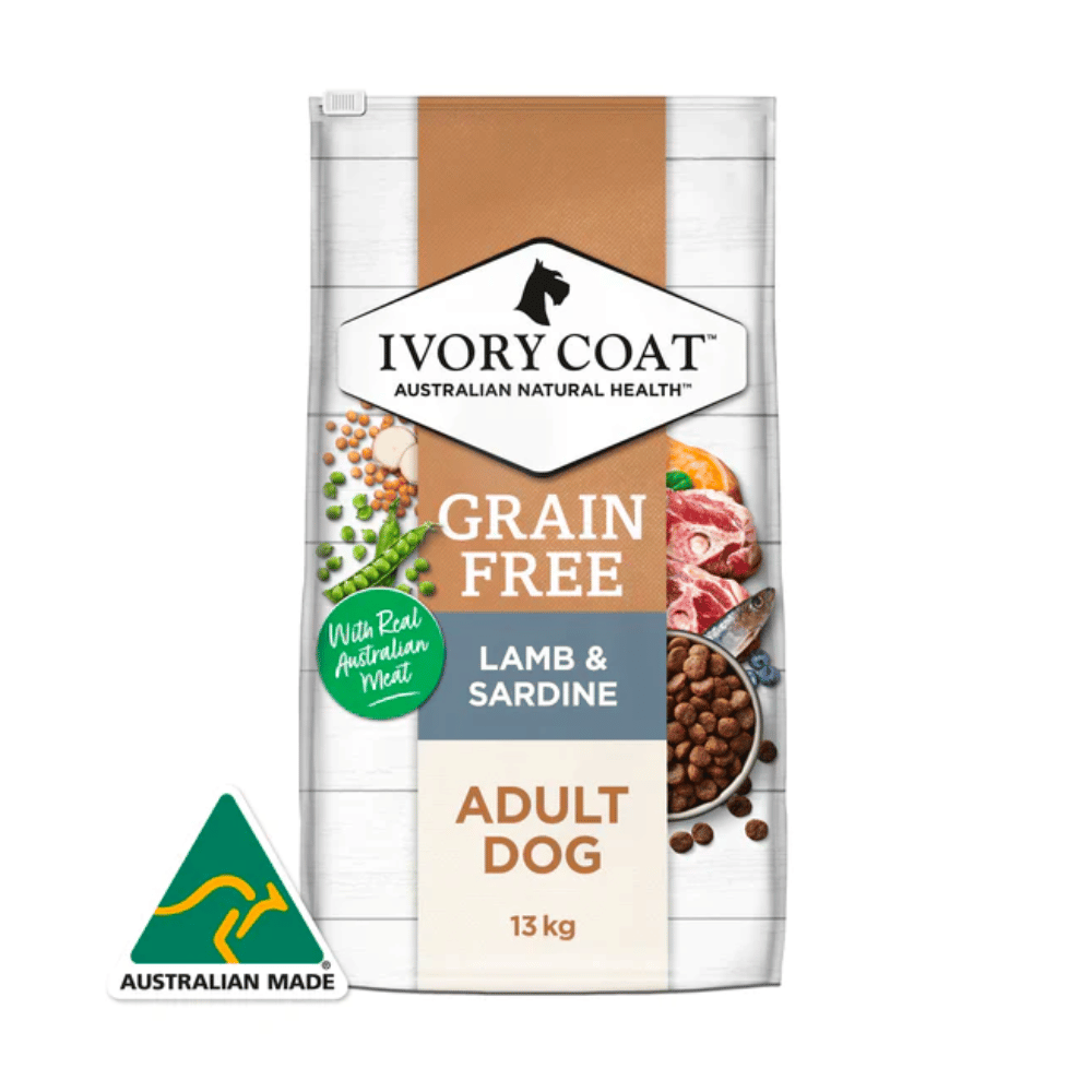 Ivory Coat Lamb & Sardine Adult Grain Free Dog Food - Little Pet World