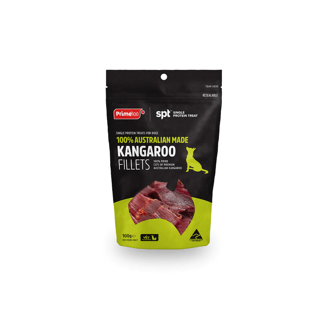 Prime100 SPT Fillet Treats Kangaroo (100g)