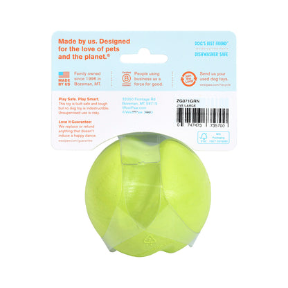 West Paw Jive Zogoflex Fetch Ball Tough Dog Toy