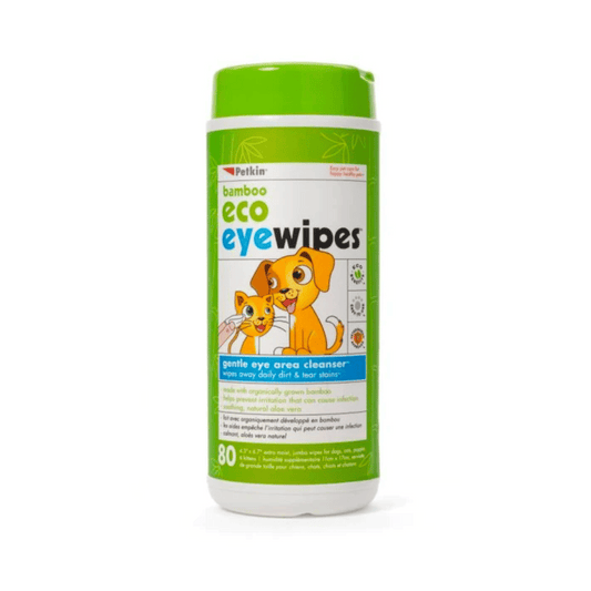 Petkin Bamboo Eco Eye Wipes (80 Wipes)