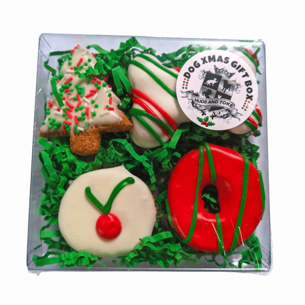 Huds And Toke Christmas Gift Box (4 Cookies) - Little Pet World