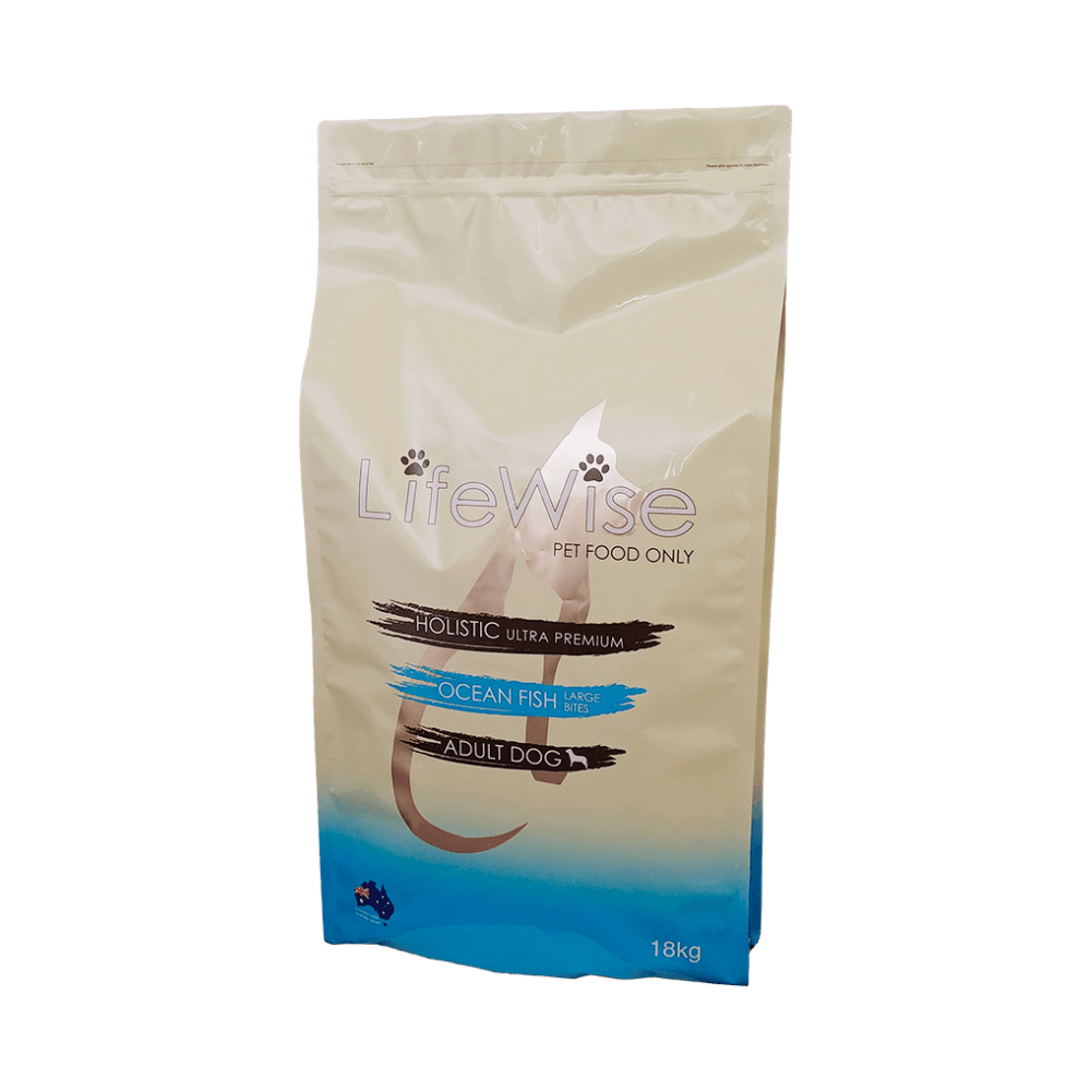 LifeWise Dog Ocean Fish with Rice & Vegetables (Large Size Kibble) - Little Pet World