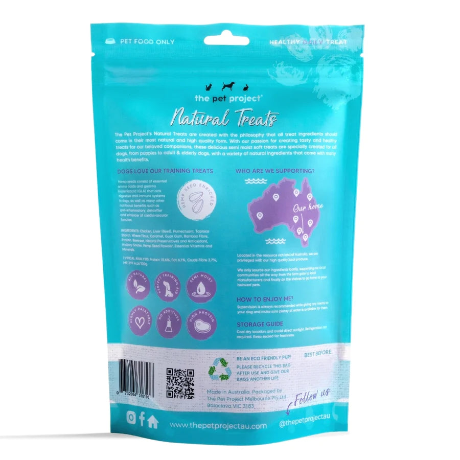 The Pet Project Natural Treats Liver Strips (180g)