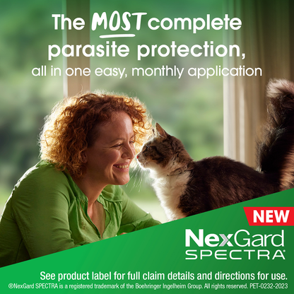 NexGard SPECTRA Spot-On for Cats 2.5 to 7.5kg