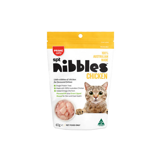 Prime100 Prime Pantry SPT Nibbles Cat Treats Chicken (40g)