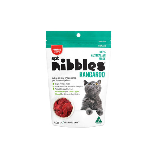 Prime100 Prime Pantry SPT Nibbles Cat Treats Kangaroo (40g)