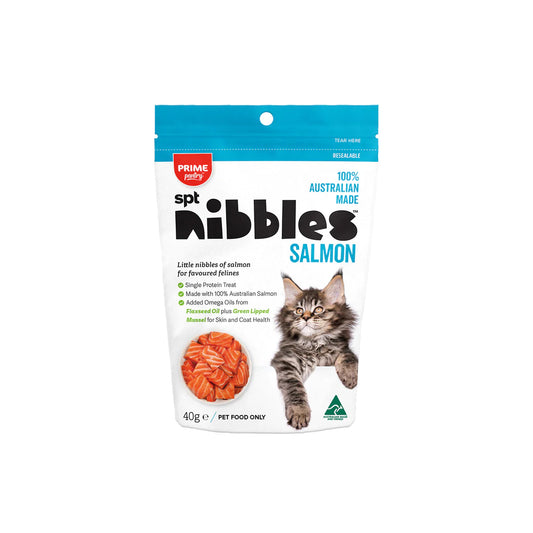 Prime100 Prime Pantry SPT Nibbles Cat Treats Salmon (40g)