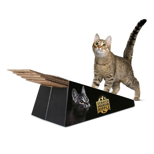 Omega Paw Scratch Mountain Ripple Board Cardboard Cat Scratcher