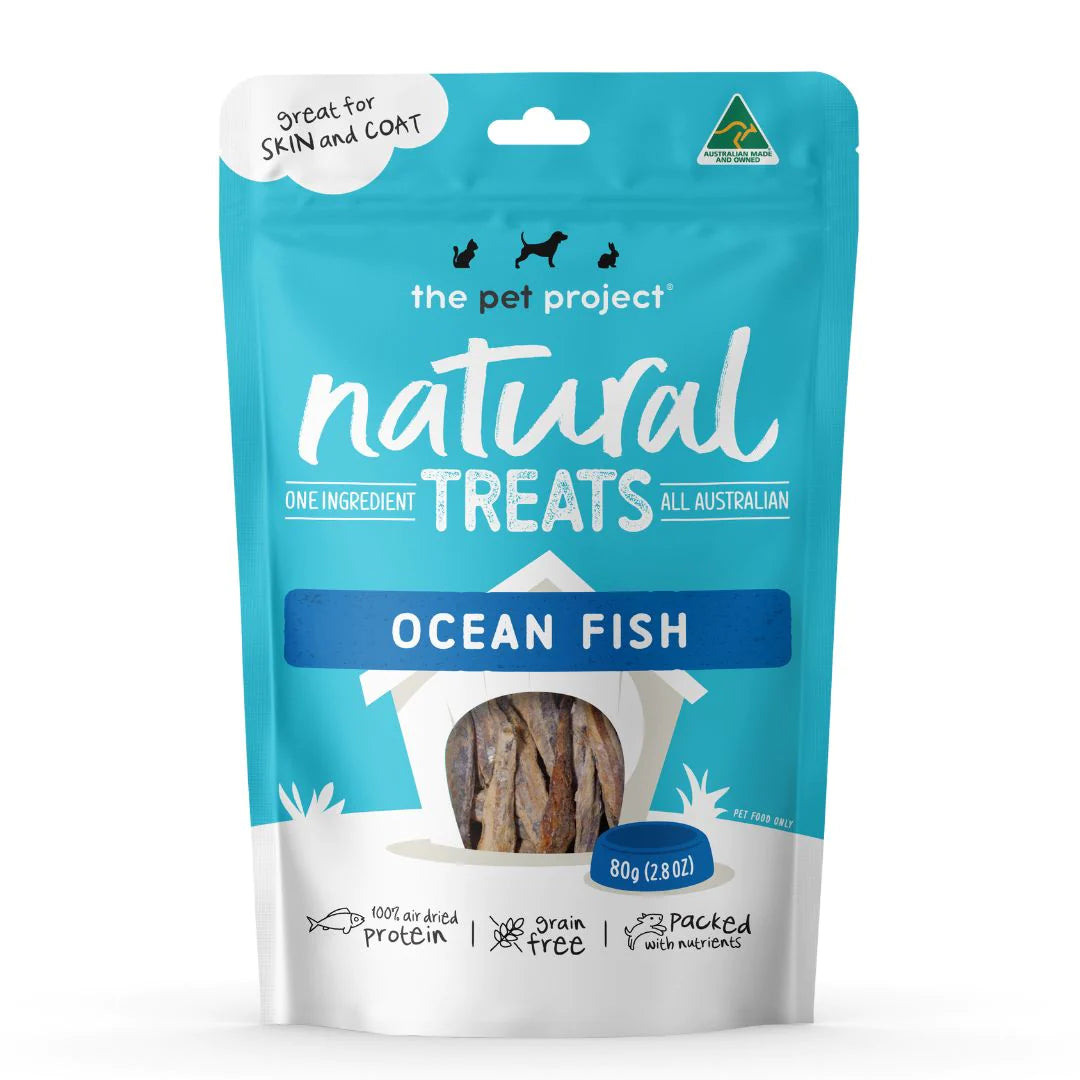 The Pet Project Natural Treats Ocean Fish (80g)