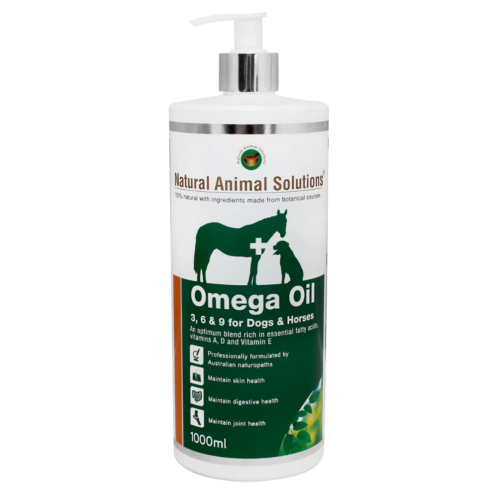 Natural Animal Solutions Omega Oil 3 6 & 9 for Horses (1ltr)