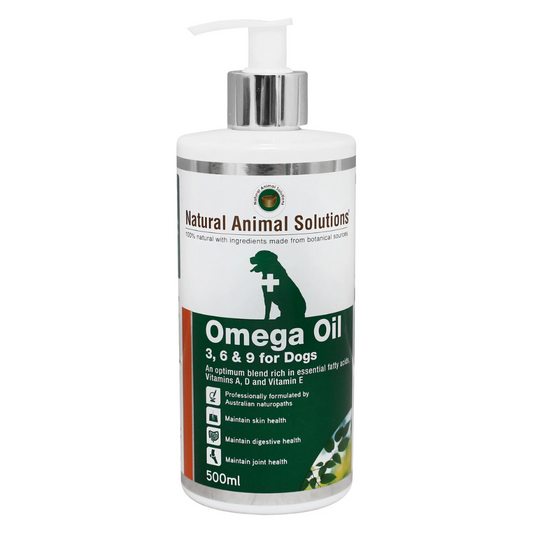 Natural Animal Solutions Omega Oil 3 6 & 9 for Dogs (500ml)