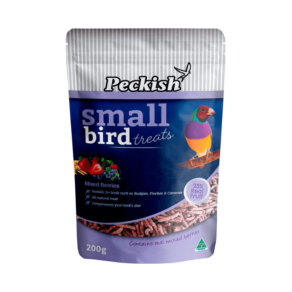 Peckish Treats Mixed Berry - Small Bird - Little Pet World