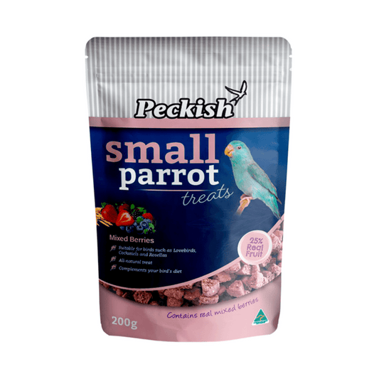 Peckish Treats Mixed Berry - Small Parrot - Little Pet World