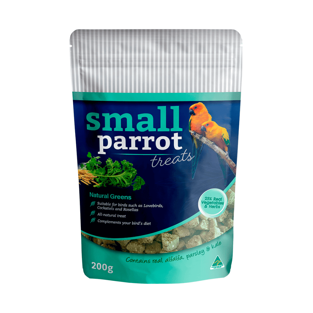 Peckish Treats Natural Greens - Small Parrot - Little Pet World