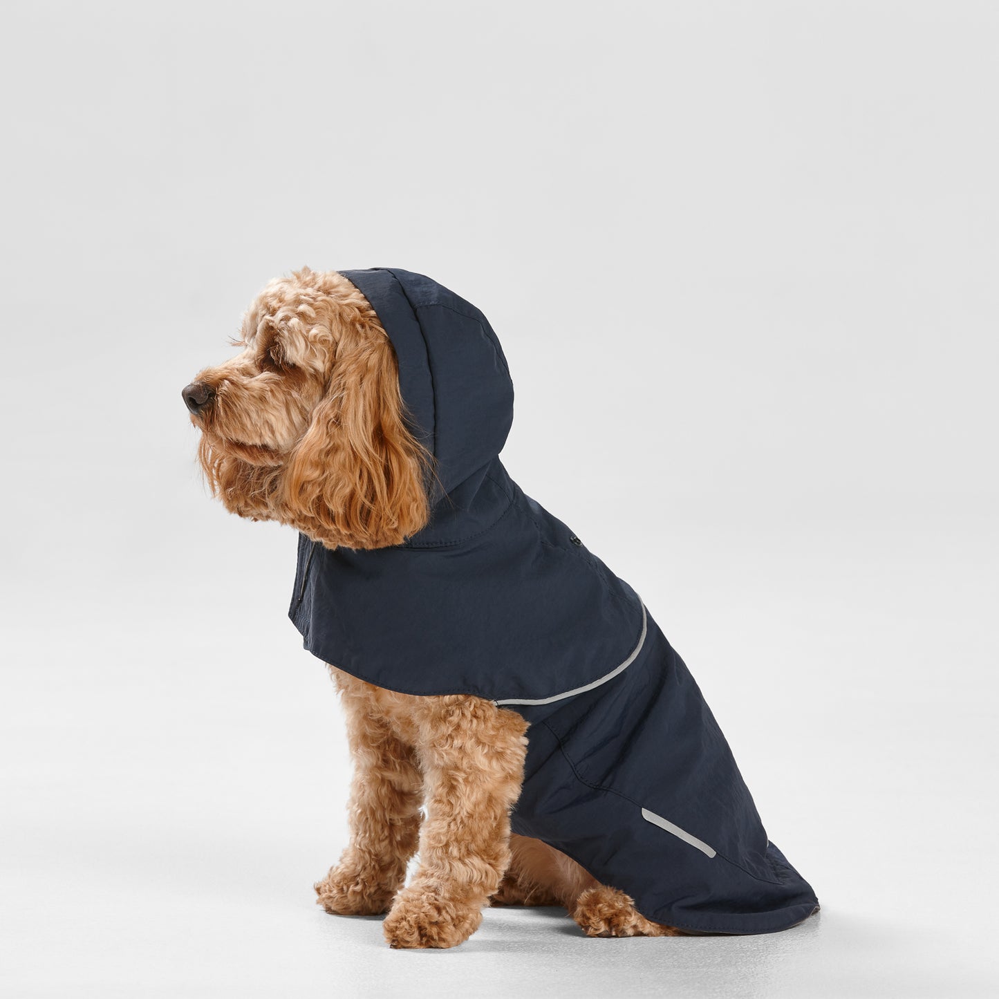 Snooza Wear - Rip-Stop Hooded Raincoat - Navy