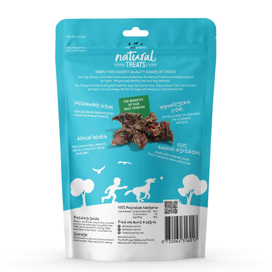 The Pet Project Natural Treats Kangaroo Tendon (80g)