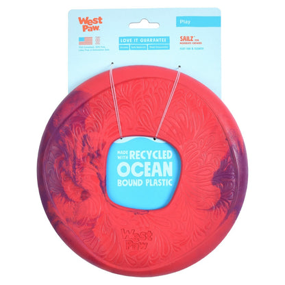 West Paw Seaflex Recycled Plastic Flyer Dog Toy - Sailz