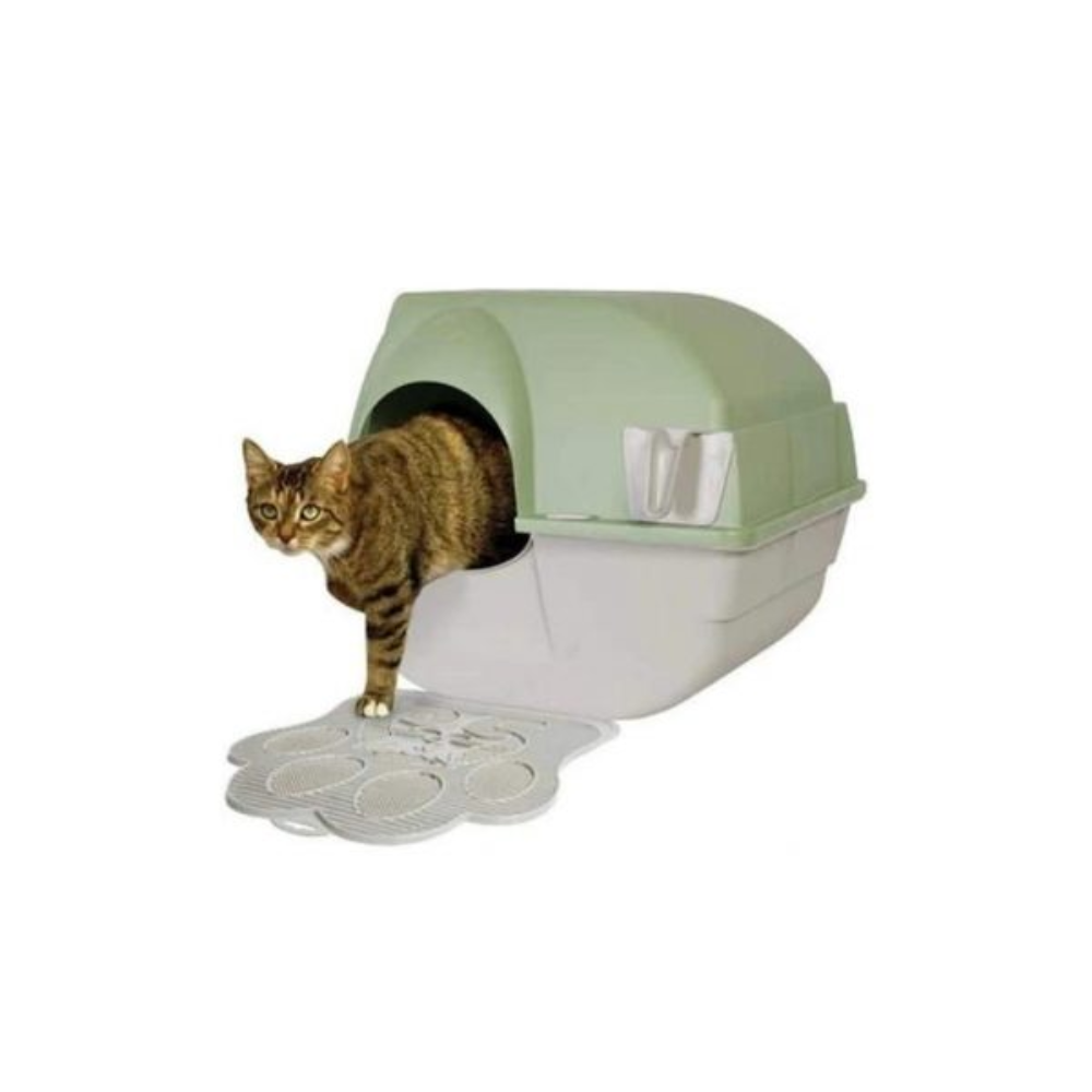 Omega Paw Roll n Clean Easy Clean Covered Cat Litter Box