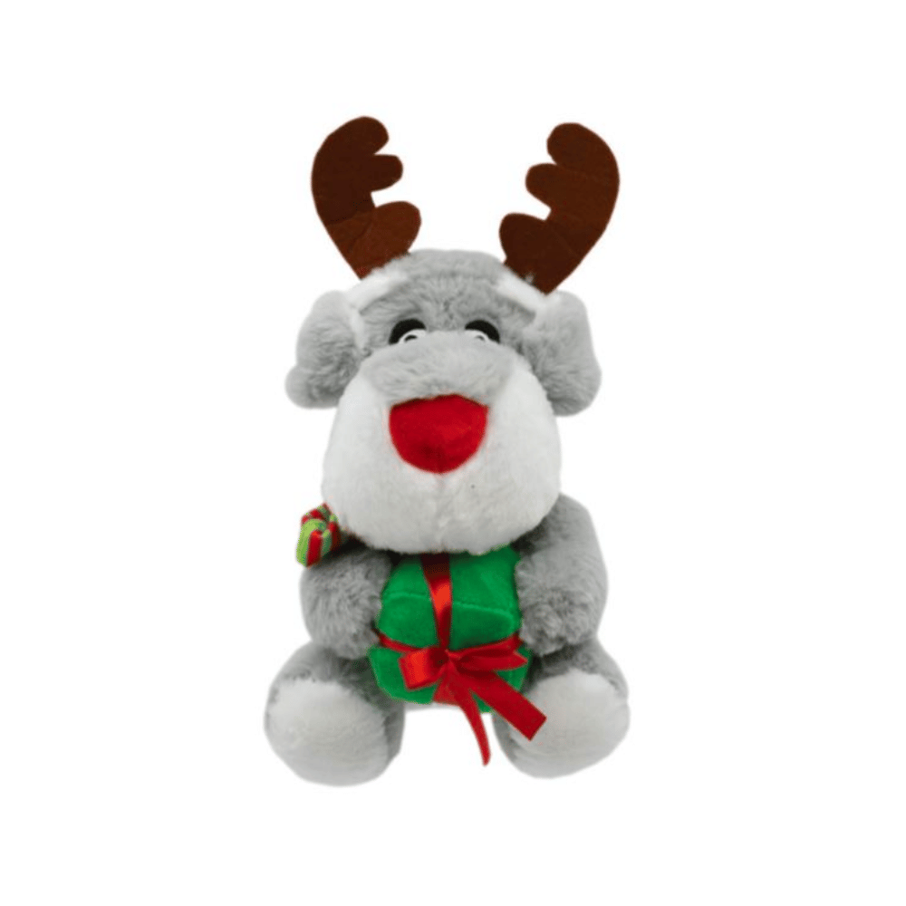 Snuggle Buddies Christmas Dog with Antlers - Little Pet World