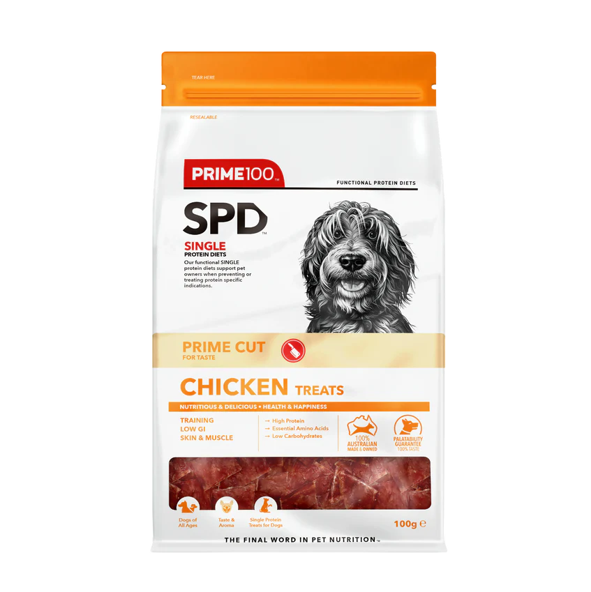 Prime100 SPD Prime Cut Chicken Treats (100g)